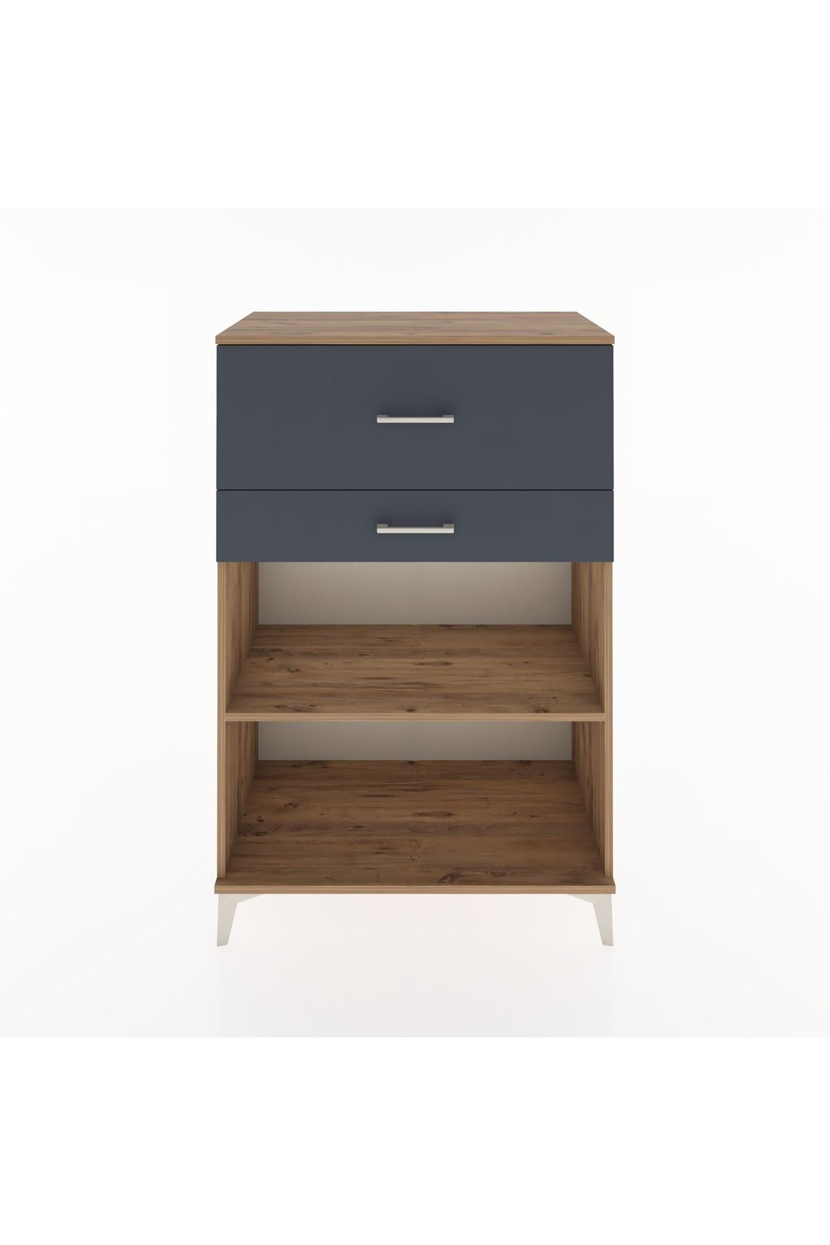 Hyperion Dolap Tek Raflı 2 Çekmeceli 88x44x134 - S51M045V8B
