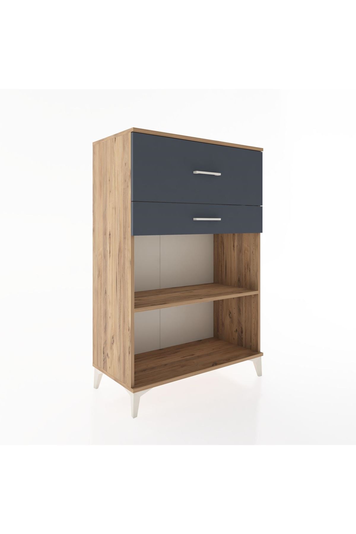 Hyperion Dolap Tek Raflı 2 Çekmeceli 88x44x134 - S51M045V8B