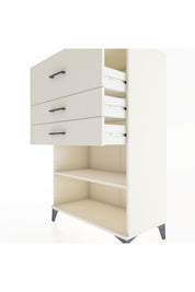 Hyperion Dolap Tek Raflı 3 Çekmeceli 88x44x134 - S51M046V1B