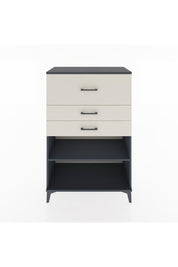 Hyperion Dolap Tek Raflı 3 Çekmeceli 88x44x134 Antrasit-Aytaşı