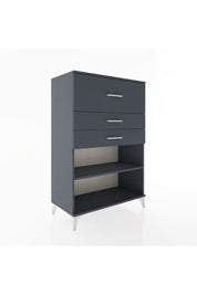 Hyperion Dolap Tek Raflı 3 Çekmeceli 88x44x134 - S51M046V5B