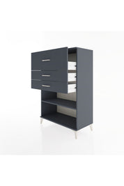 Hyperion Dolap Tek Raflı 3 Çekmeceli 88x44x134 - S51M046V5B