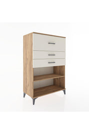 Hyperion Dolap Tek Raflı 3 Çekmeceli 88x44x134 Çam-Aytaşı