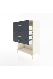 Hyperion Dolap 4 Çekmeceli 88x44x134 Aytaşı-Antrasit