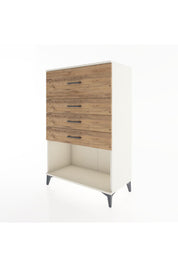 Hyperion Dolap 4 Çekmeceli 88x44x134 Aytaşı-Çam