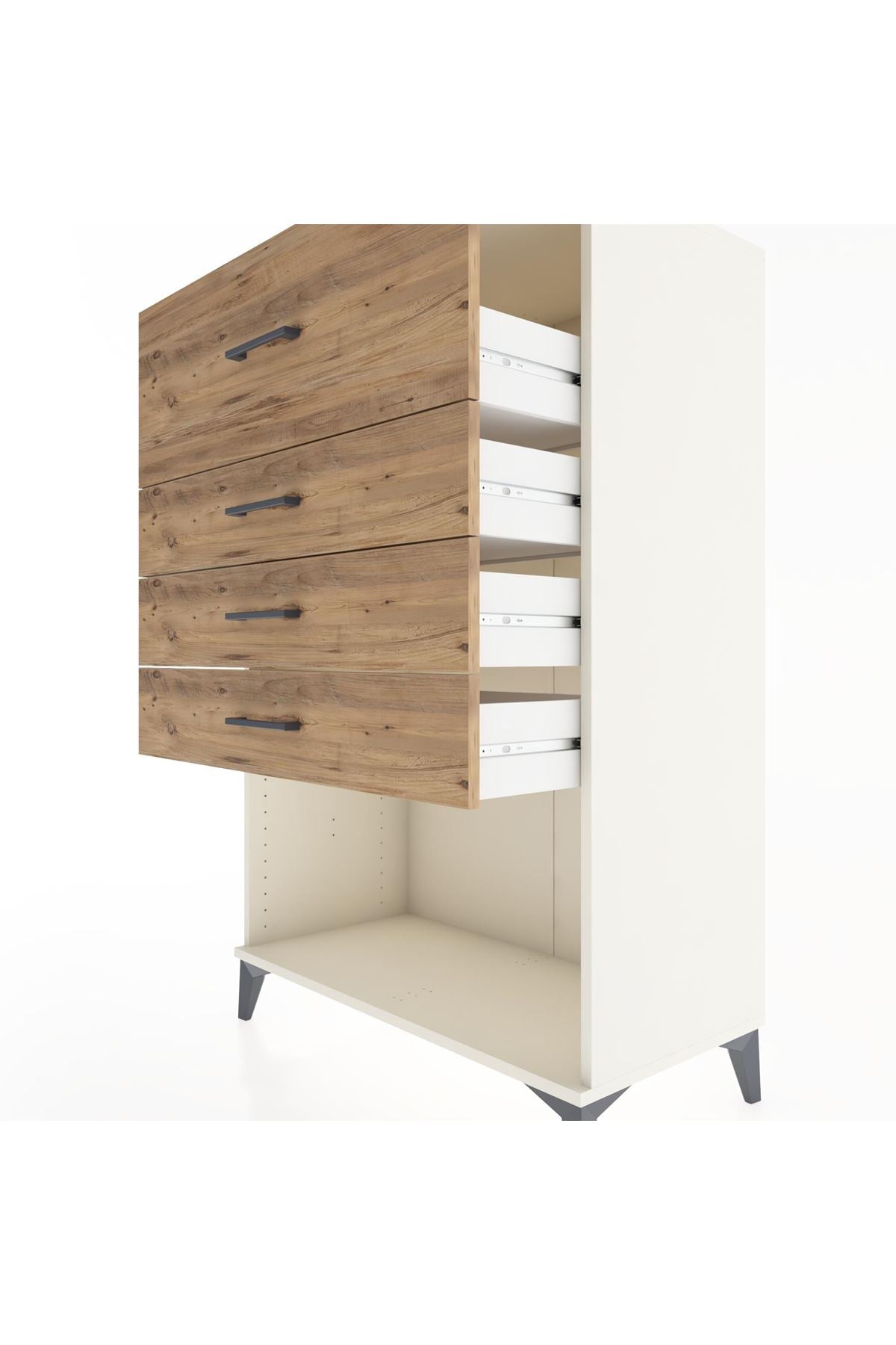 Hyperion Dolap 4 Çekmeceli 88x44x134 Aytaşı-Çam