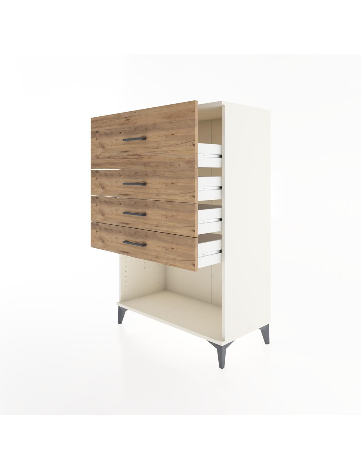 Hyperion Dolap 4 Çekmeceli 88x44x134 - S51M047V3B