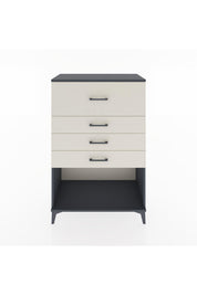 Hyperion Dolap 4 Çekmeceli 88x44x134 Antrasit-Aytaşı