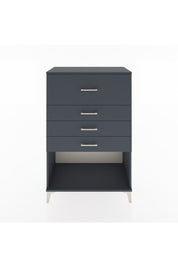 Hyperion Dolap 4 Çekmeceli 88x44x134 Antrasit-Antrasit