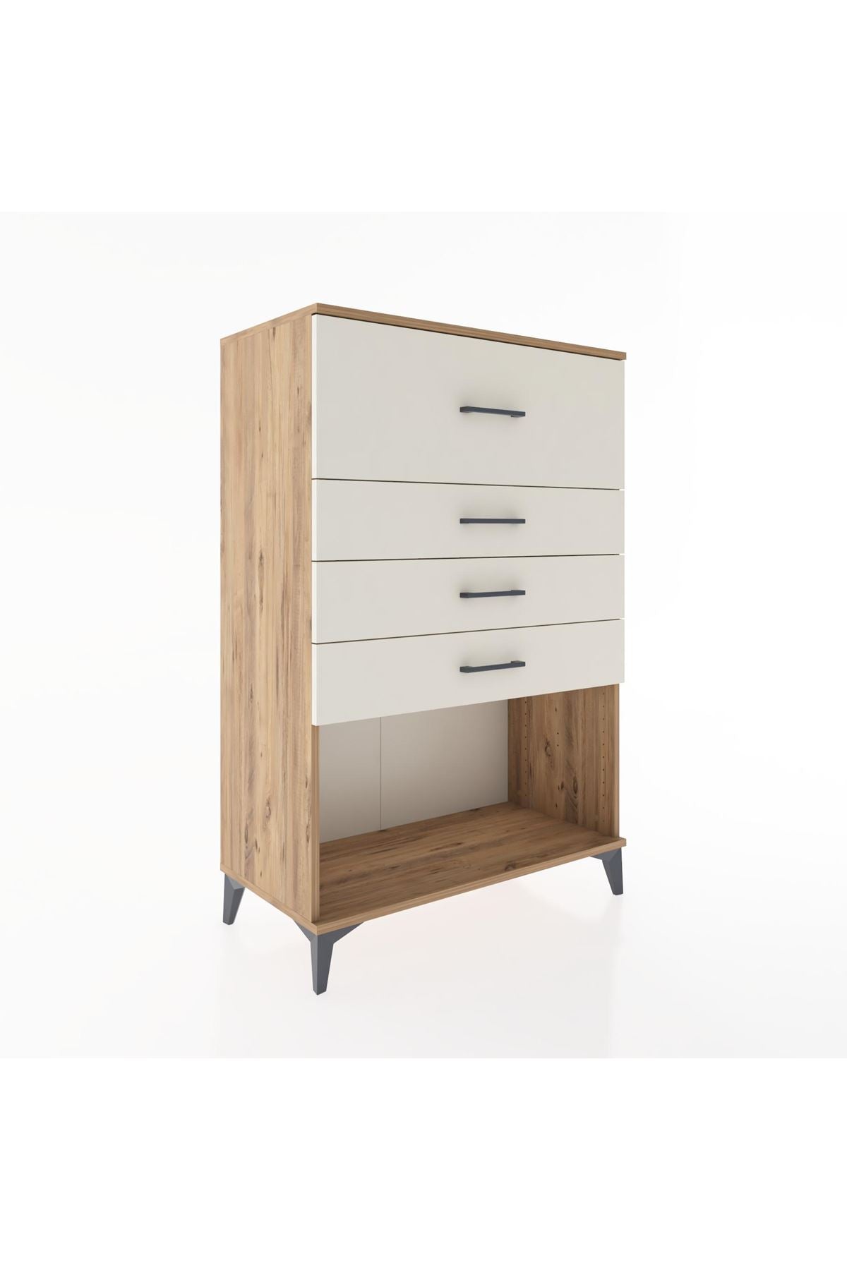 Hyperion Dolap 4 Çekmeceli 88x44x134 Çam-Aytaşı