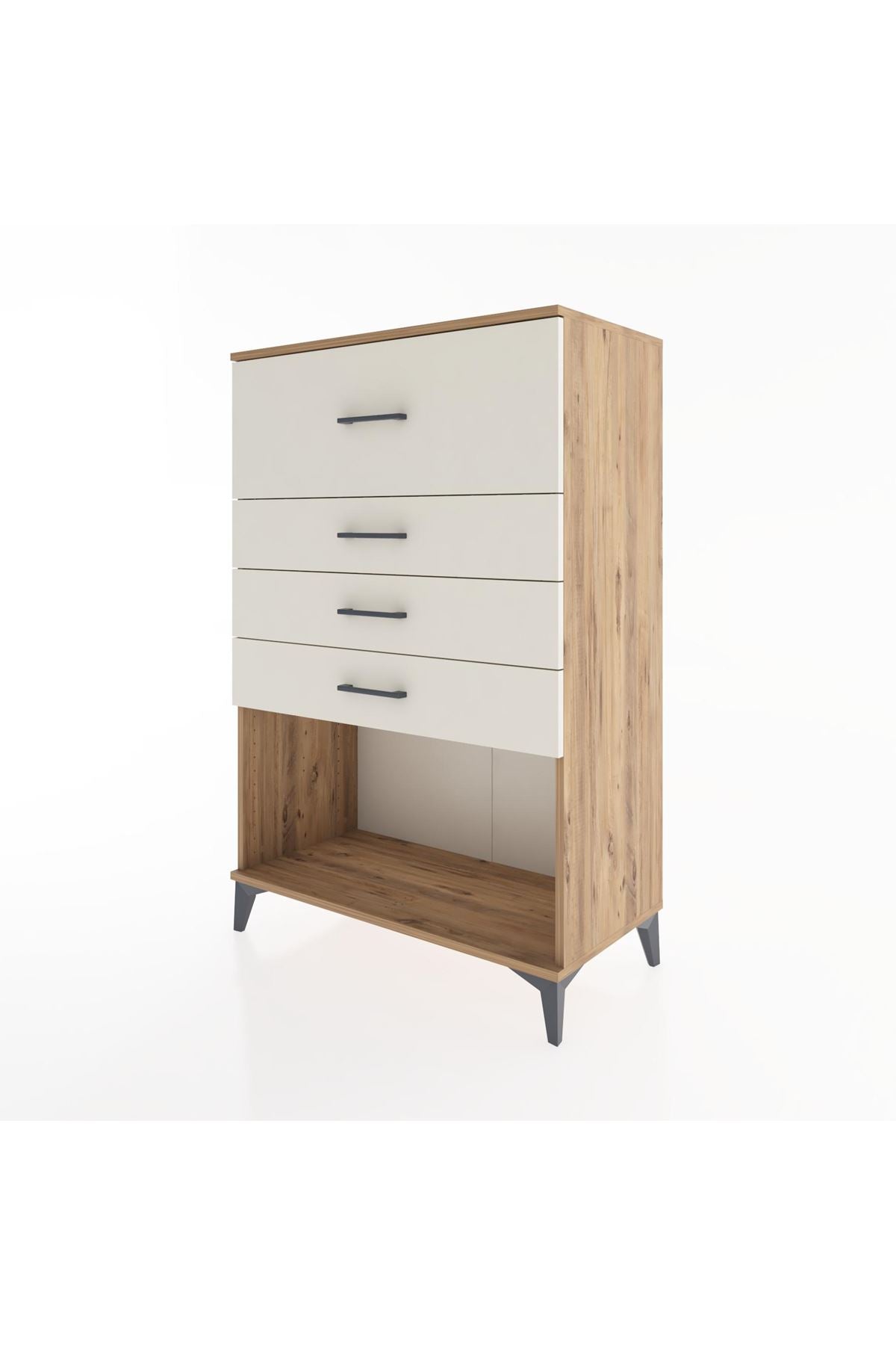 Hyperion Dolap 4 Çekmeceli 88x44x134 Çam-Aytaşı