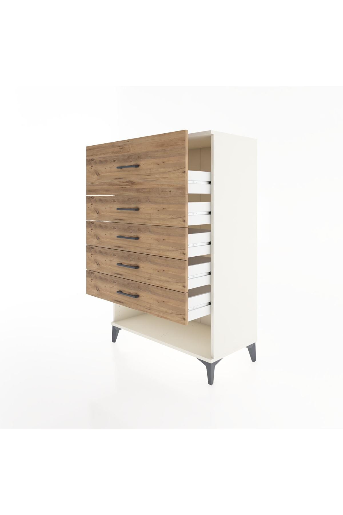 Hyperion Dolap 5 Çekmeceli 88x44x134 Aytaşı-Çam