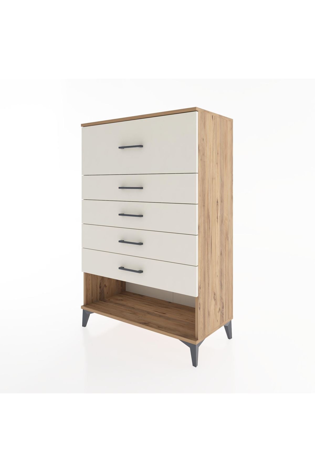 Hyperion Dolap 5 Çekmeceli 88x44x134 Çam-Aytaşı