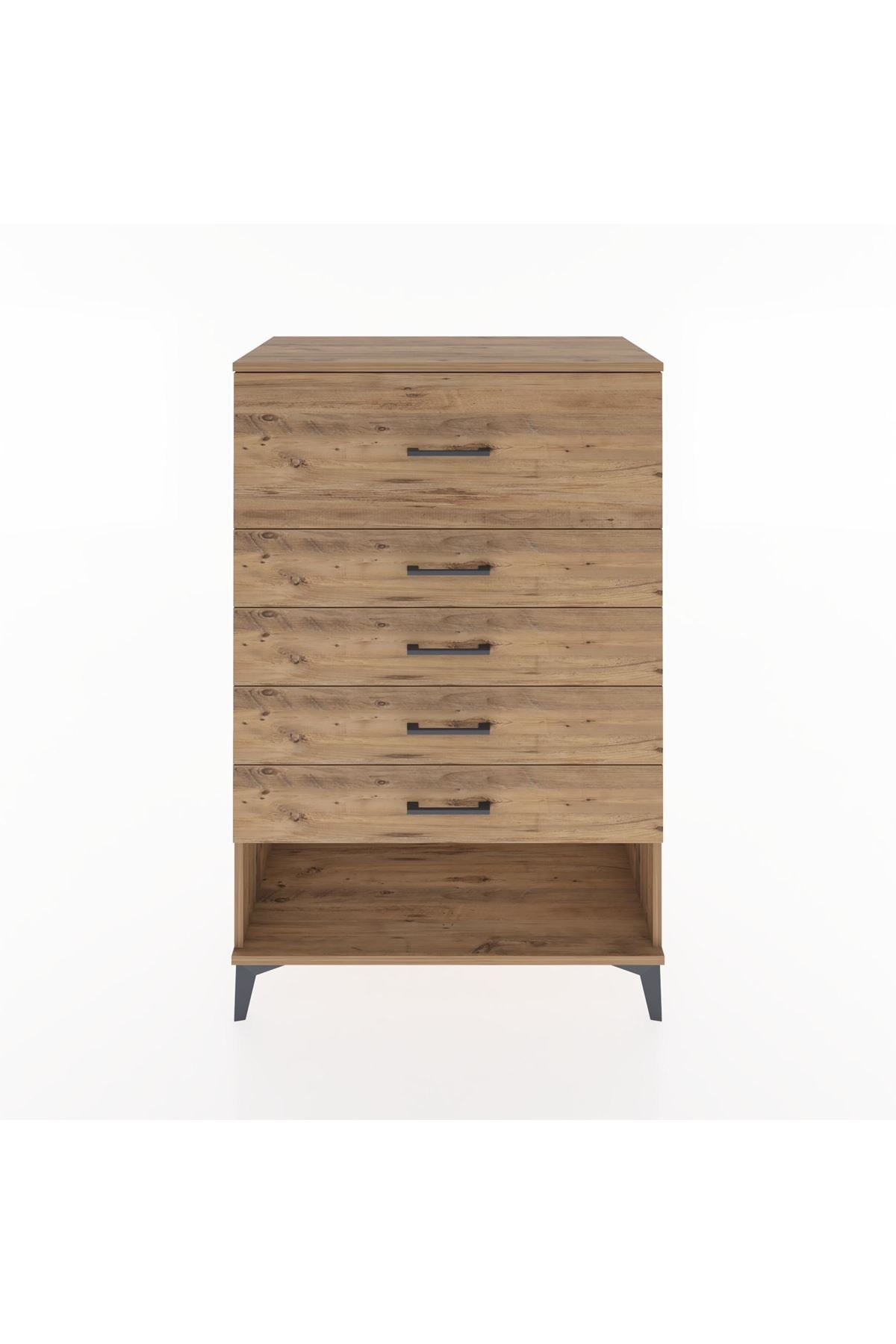 Hyperion Dolap 5 Çekmeceli 88x44x134 Çam-Çam