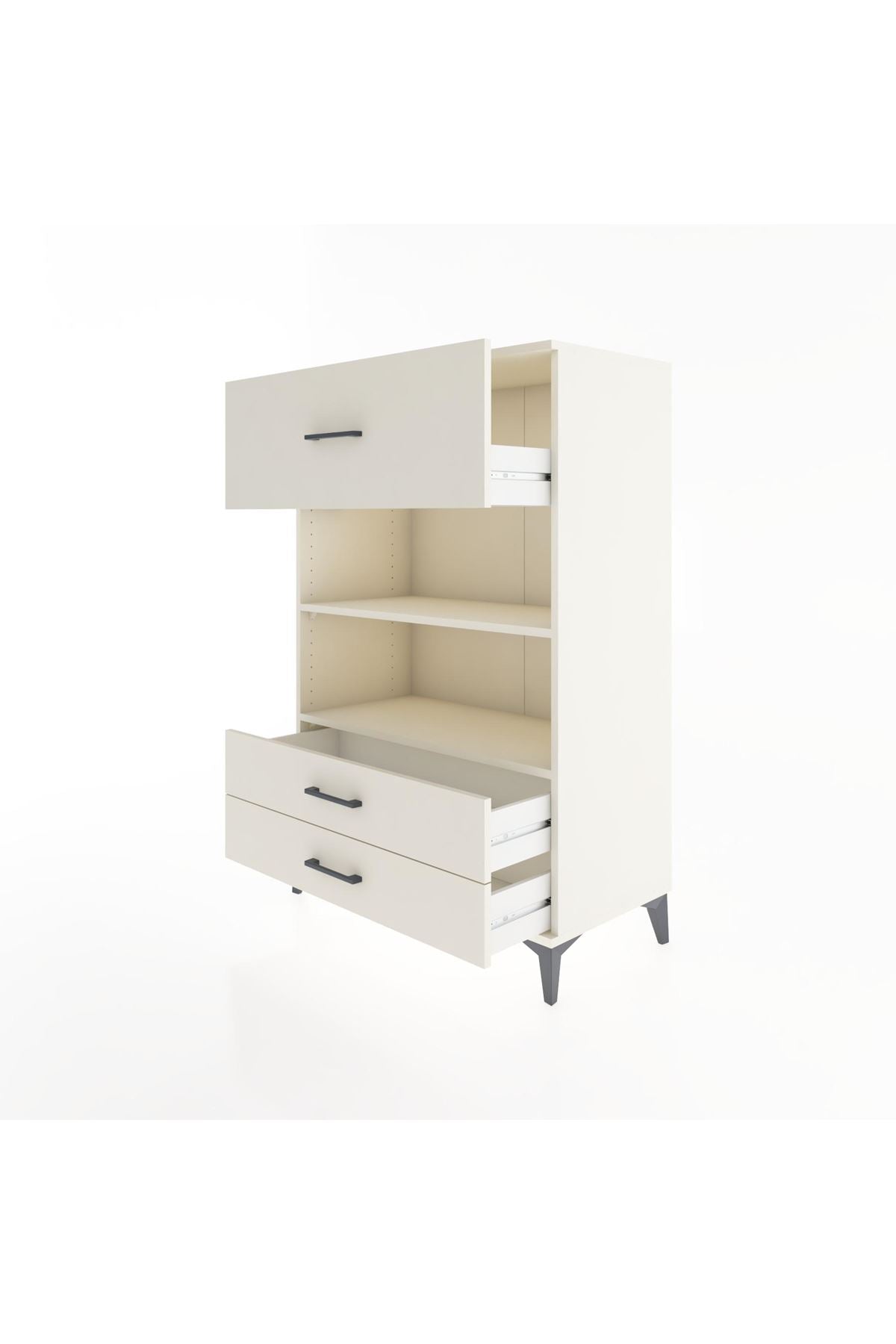 Hyperion Dolap 2 Raflı 3 Çekmeceli 88x44x134 Aytaşı-Aytaşı