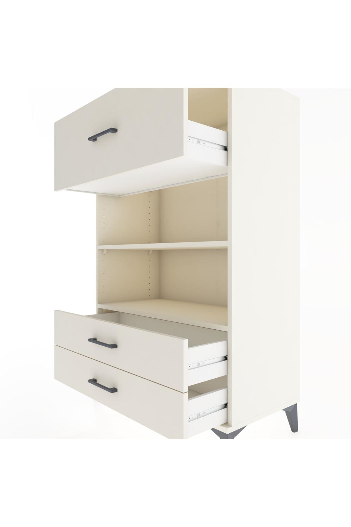 Hyperion Dolap 2 Raflı 3 Çekmeceli 88x44x134 Aytaşı-Aytaşı