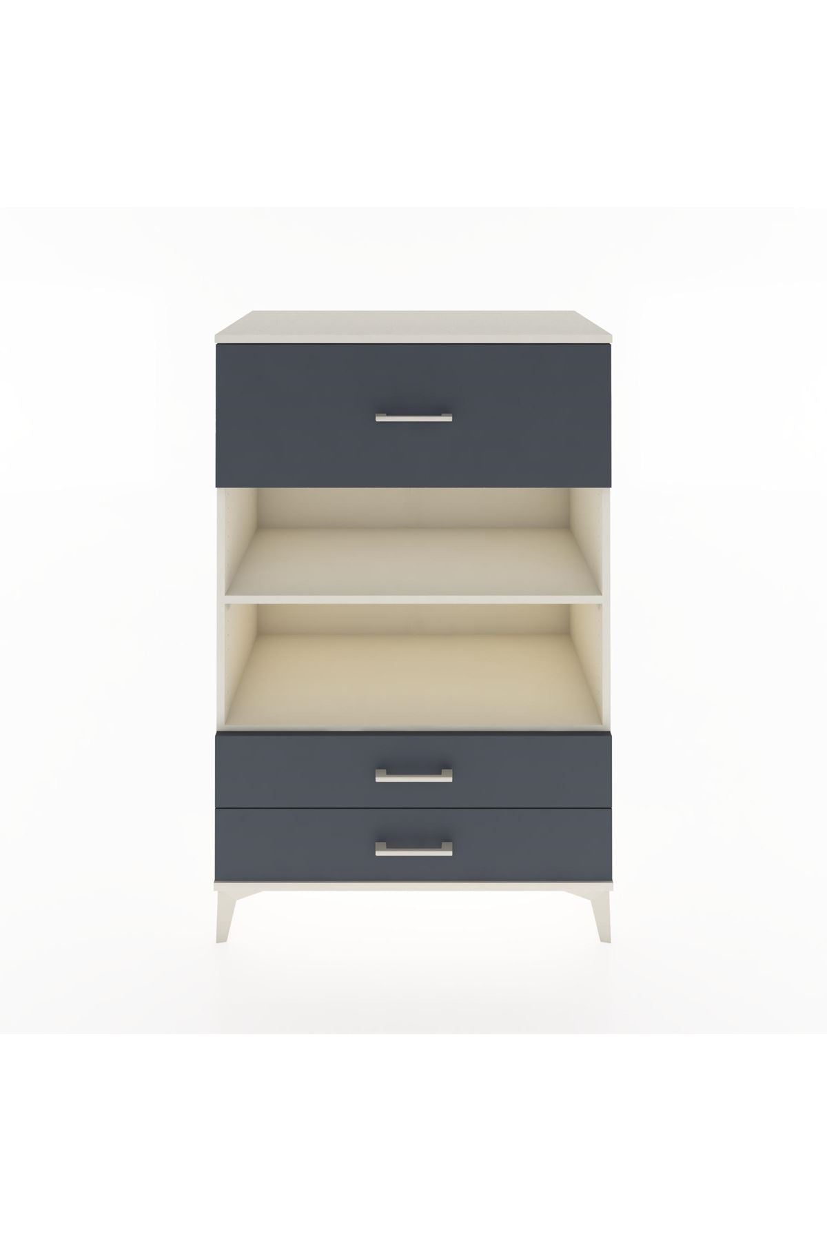 Hyperion Dolap 2 Raflı 3 Çekmeceli 88x44x134 Aytaşı-Antrasit