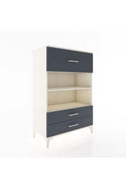 Hyperion Dolap 2 Raflı 3 Çekmeceli 88x44x134 Aytaşı-Antrasit