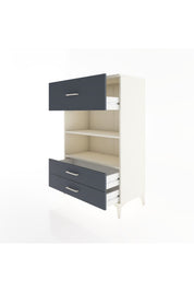 Hyperion Dolap 2 Raflı 3 Çekmeceli 88x44x134 Aytaşı-Antrasit