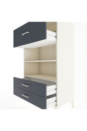 Hyperion Dolap 2 Raflı 3 Çekmeceli 88x44x134 Aytaşı-Antrasit