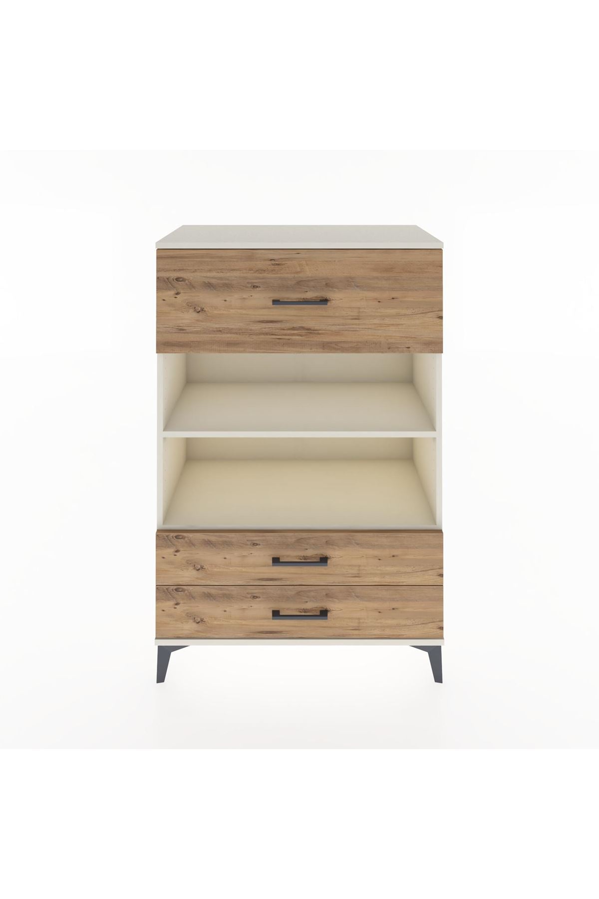 Hyperion Dolap 2 Raflı 3 Çekmeceli 88x44x134 Aytaşı-Çam