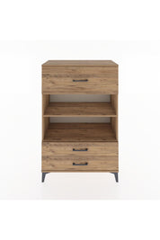 Hyperion Dolap 2 Raflı 3 Çekmeceli 88x44x134 Çam-Çam