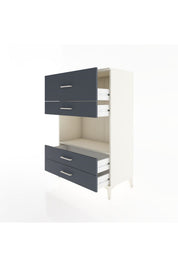 Hyperion Dolap Tek Raflı 4 Çekmeceli 88x44x134 - S51M050V2B