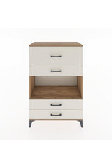 Hyperion Dolap Tek Raflı 4 Çekmeceli 88x44x134