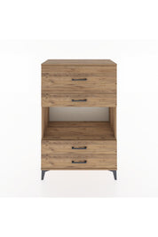 Hyperion Dolap Tek Raflı 4 Çekmeceli 88x44x134 - S51M050V9B