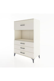 Hyperion Dolap Tek Raflı 4 Çekmeceli 88x44x134 - S51M051V1B