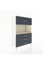 Hyperion Dolap Tek Raflı 4 Çekmeceli 88x44x134 - S51M051V2B