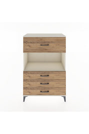 Hyperion Dolap Tek Raflı 4 Çekmeceli 88x44x134 - S51M051V3B