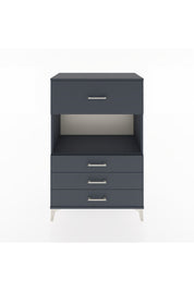 Hyperion Dolap Tek Raflı 4 Çekmeceli 88x44x134 - S51M051V5B