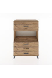 Hyperion Dolap Tek Raflı 4 Çekmeceli 88x44x134 - S51M051V9B