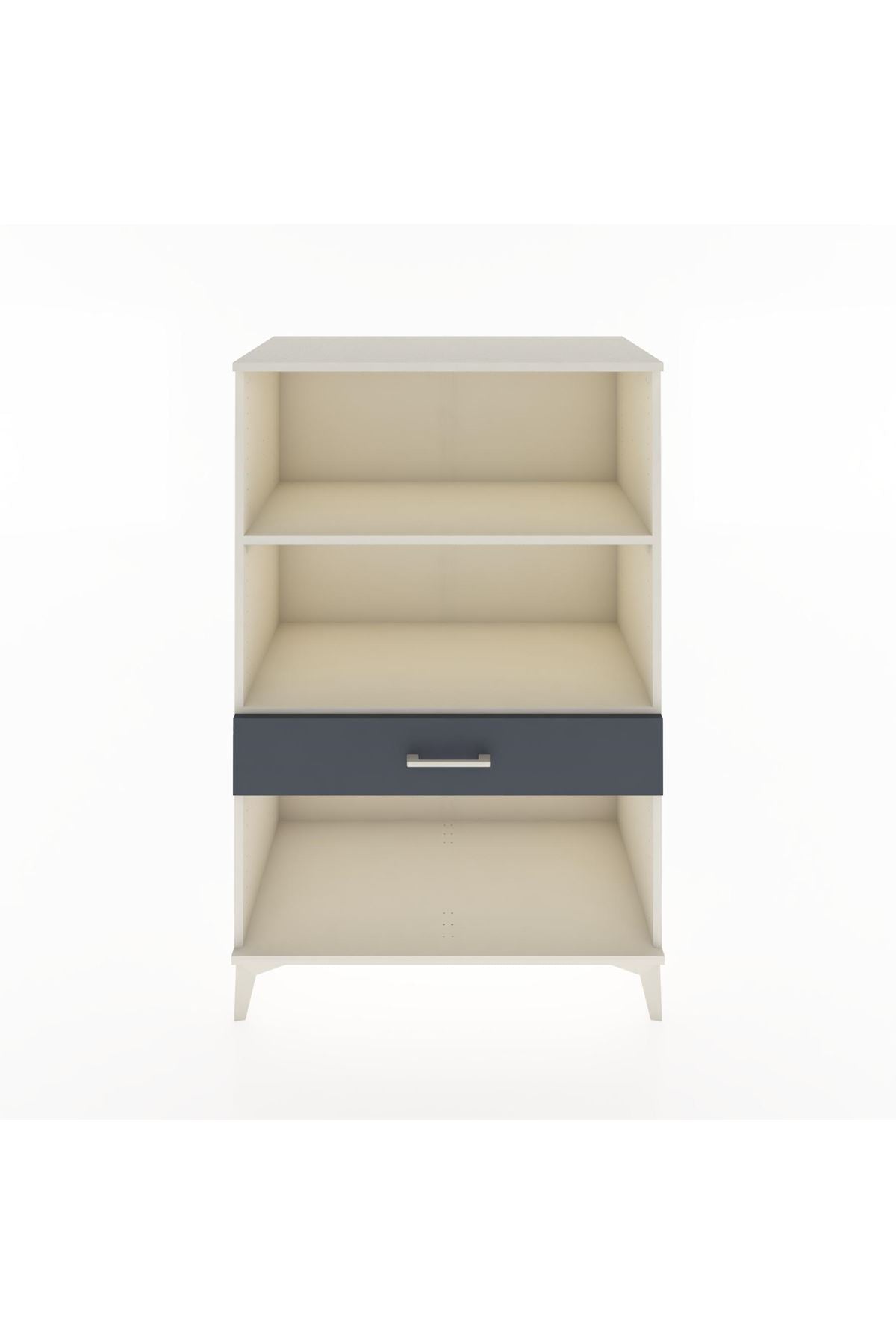 Hyperion Dolap 2 Raflı Tek Çekmeceli 88x44x134 Aytaşı-Antrasit