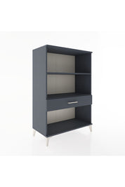 Hyperion Dolap 2 Raflı Tek Çekmeceli 88x44x134 Antrasit-Antrasit