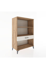 Hyperion Dolap 2 Raflı Tek Çekmeceli 88x44x134 Çam-Aytaşı