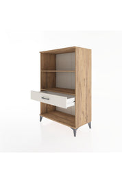 Hyperion Dolap 2 Raflı Tek Çekmeceli 88x44x134 Çam-Aytaşı