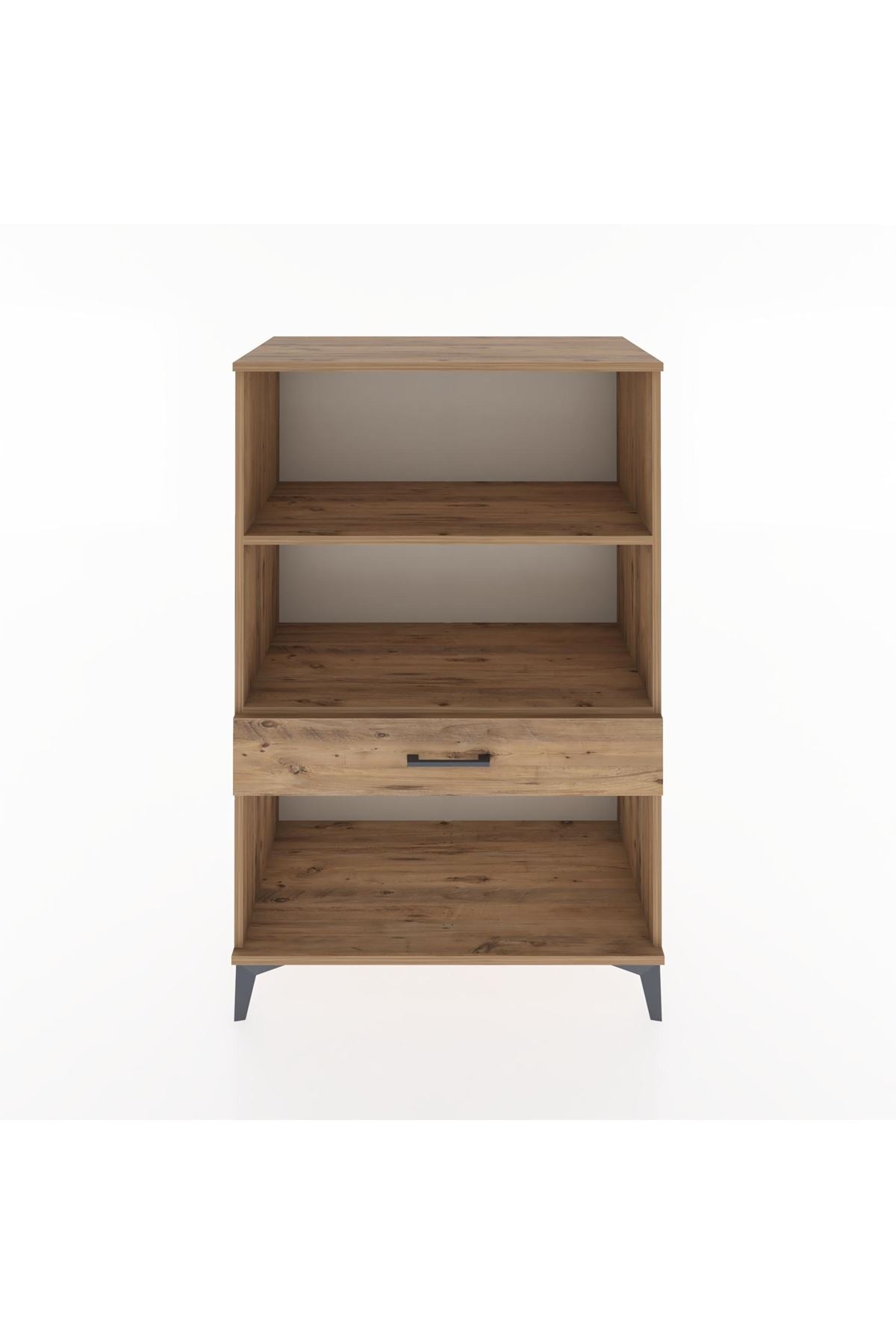 Hyperion Dolap 2 Raflı Tek Çekmeceli 88x44x134 Çam-Çam