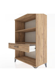 Hyperion Dolap 2 Raflı Tek Çekmeceli 88x44x134 Çam-Çam
