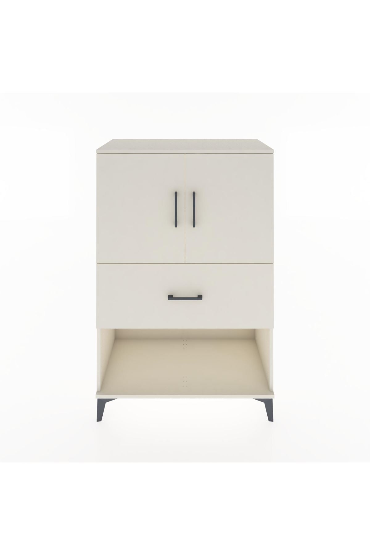 Hyperion Dolap 2 Raflı Tek Çekmeceli 2 Kapaklı 88x44x134 Aytaşı-Aytaşı