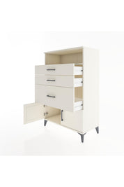 Hyperion Dolap Tek Raflı 3 Çekmeceli 2 Kapaklı 88x44x134 - S51M019V1B