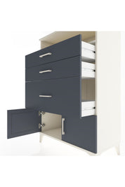 Hyperion Dolap Tek Raflı 3 Çekmeceli 2 Kapaklı 88x44x134 - S51M019V2B