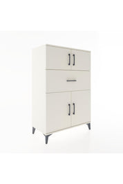 Hyperion Dolap 2 Raflı Tek Çekmeceli 4 Kapaklı 88x44x134 Aytaşı-Aytaşı