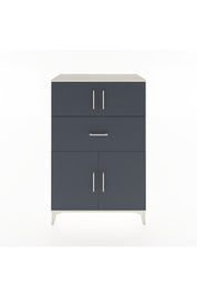 Hyperion Dolap 2 Raflı Tek Çekmeceli 4 Kapaklı 88x44x134 Aytaşı-Antrasit