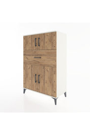 Hyperion Dolap 2 Raflı Tek Çekmeceli 4 Kapaklı 88x44x134 Aytaşı-Çam