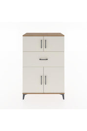Hyperion Dolap 2 Raflı Tek Çekmeceli 4 Kapaklı 88x44x134 Çam-Aytaşı