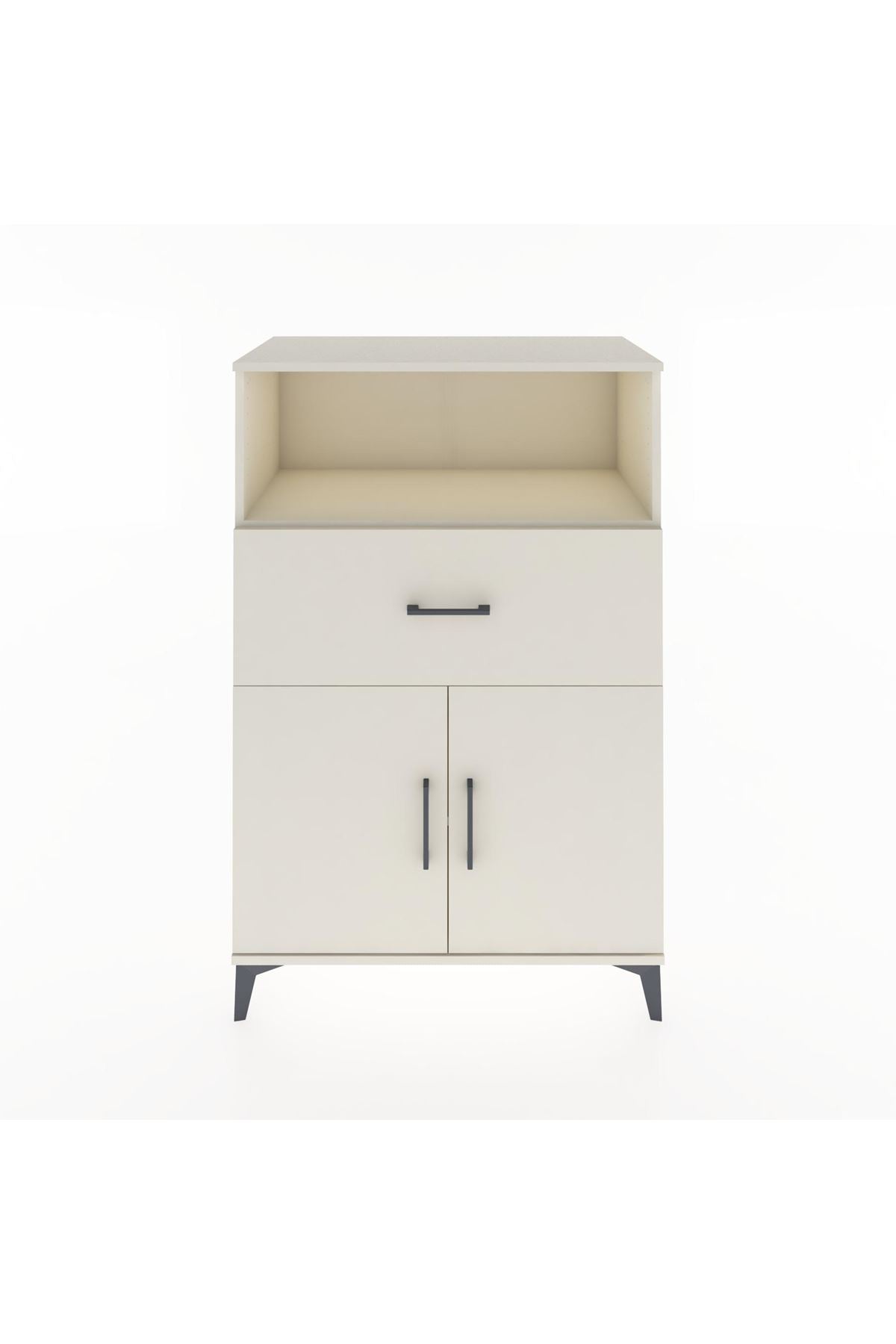 Hyperion Dolap 2 Raflı Tek Çekmeceli 2 Kapaklı 88x44x134 Aytaşı-Aytaşı