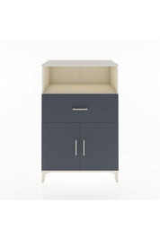 Hyperion Dolap 2 Raflı Tek Çekmeceli 2 Kapaklı 88x44x134 Aytaşı-Antrasit