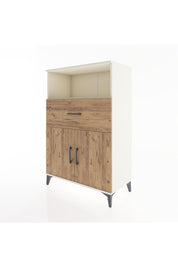 Hyperion Dolap 2 Raflı Tek Çekmeceli 2 Kapaklı 88x44x134 Aytaşı-Çam